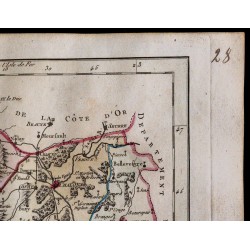 1791 - Carte de Saône-et-Loire 