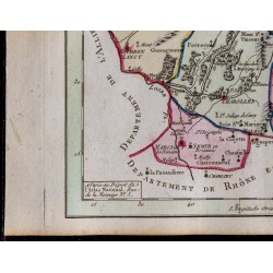 1791 - Carte de Saône-et-Loire 