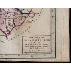1791 - Carte de la Haute-Loire 
