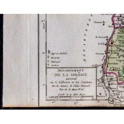 1791 - Carte de la Drôme 