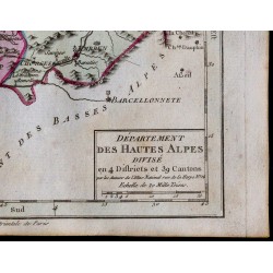 1791 - Carte des Hautes-Alpes 