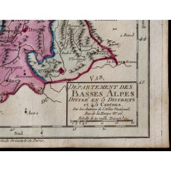 1791 - Carte des Basses-Alpes 