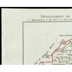 Gravure de 1802 - Département de la Haute-Saône - 2