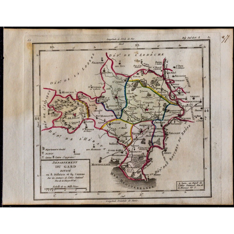 1791 - Carte du Gard 