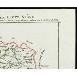 Gravure de 1802 - Département de la Haute-Saône - 3