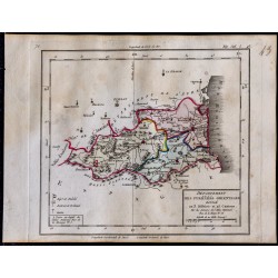1791 - Carte des Pyrénées-Orientales 