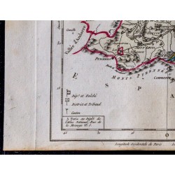 1791 - Carte des Pyrénées-Orientales 