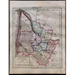 1791 - Carte de la Gironde 