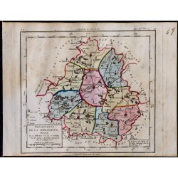 1791 - Carte Dordogne 