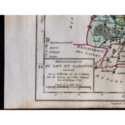 1791 - Carte du Lot-et-Garonne 