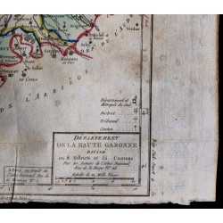 1791 - Carte de la Haute-Garonne 