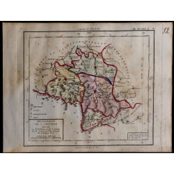 1791 - Carte de l'Arriège 
