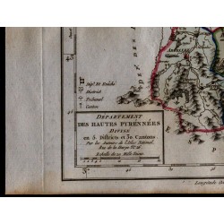 1791 - Carte des Hautes-Pyrénées 