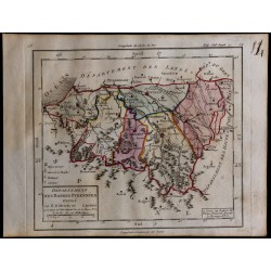 1791 - Carte des Basses-Pyrénées 