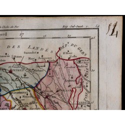 1791 - Carte des Basses-Pyrénées 