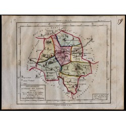1791 - Carte d'Indre-et-Loire 