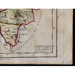 1791 - Carte d'Indre-et-Loire 