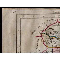 1791 - Carte de la Haute-Vienne 
