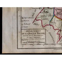 1791 - Carte de la Haute-Vienne 