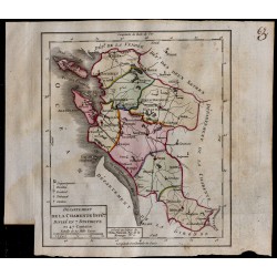 1791 - Carte de la Charente-Inférieure 