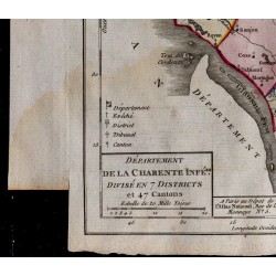 1791 - Carte de la Charente-Inférieure 