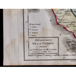 1791 - Carte de la Vendée 