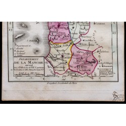 1791 - Carte de la Manche 