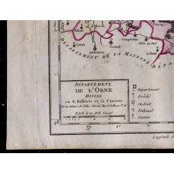 1791 - Carte de l'Orne 