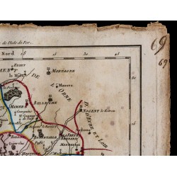 1791 - Carte de la Sarthe 