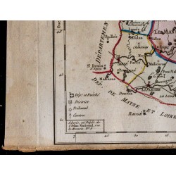 1791 - Carte de la Sarthe 