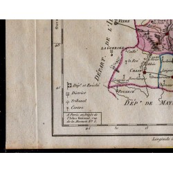 1791 - Carte de la Mayenne 