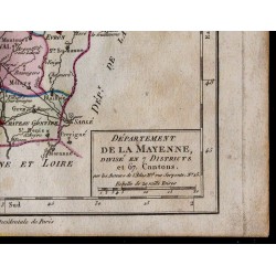 1791 - Carte de la Mayenne 