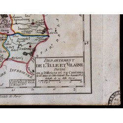 1791 - Carte d'Ille-et-Vilaine 