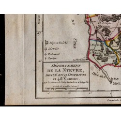 1791 - Carte de la Nièvre 