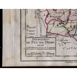 1791 - Carte du Puy-de-Dôme 