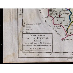 1791 - Carte de la Creuse 