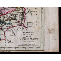 1791 - Carte du Cher 
