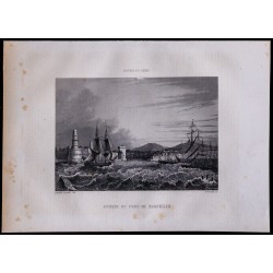 1851 - Entrée du port de Marseille 