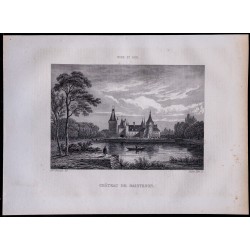 1851 - Vue du château de Maintenon 