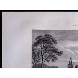 1851 - Vue du château de Maintenon 