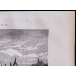 1851 - Vue du château de Maintenon 