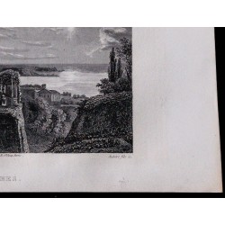 1851 - Vue de la ville de Hyères 