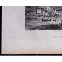 1851 - Vue de Grenoble 