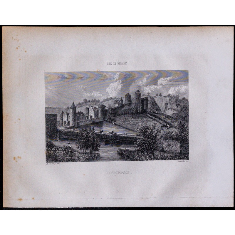 1851 - Vue de Fougères 