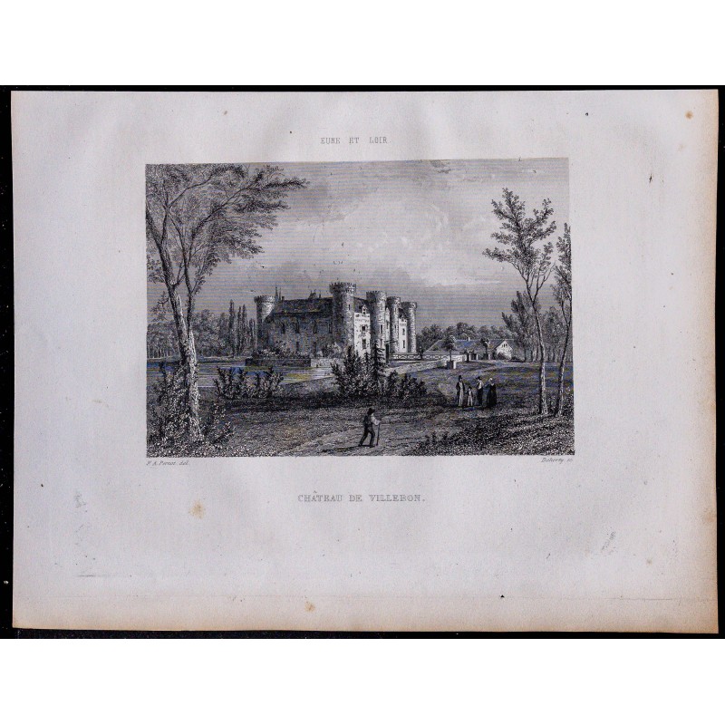 1851 - Château de Villebon 