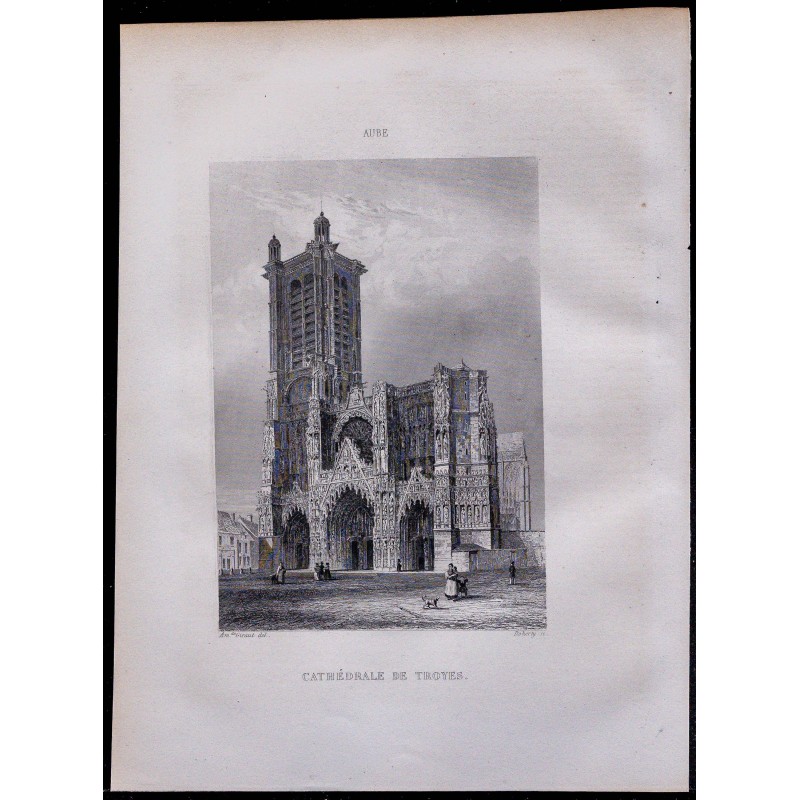 1851 - Cathédrale de Troyes 