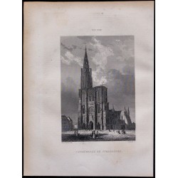1851 - Cathédrale de Strasbourg 