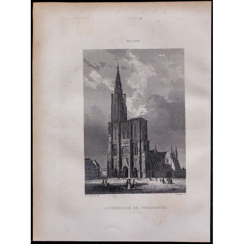 1851 - Cathédrale de Strasbourg 