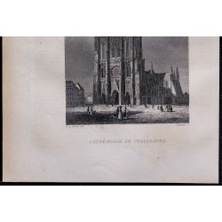1851 - Cathédrale de Strasbourg 