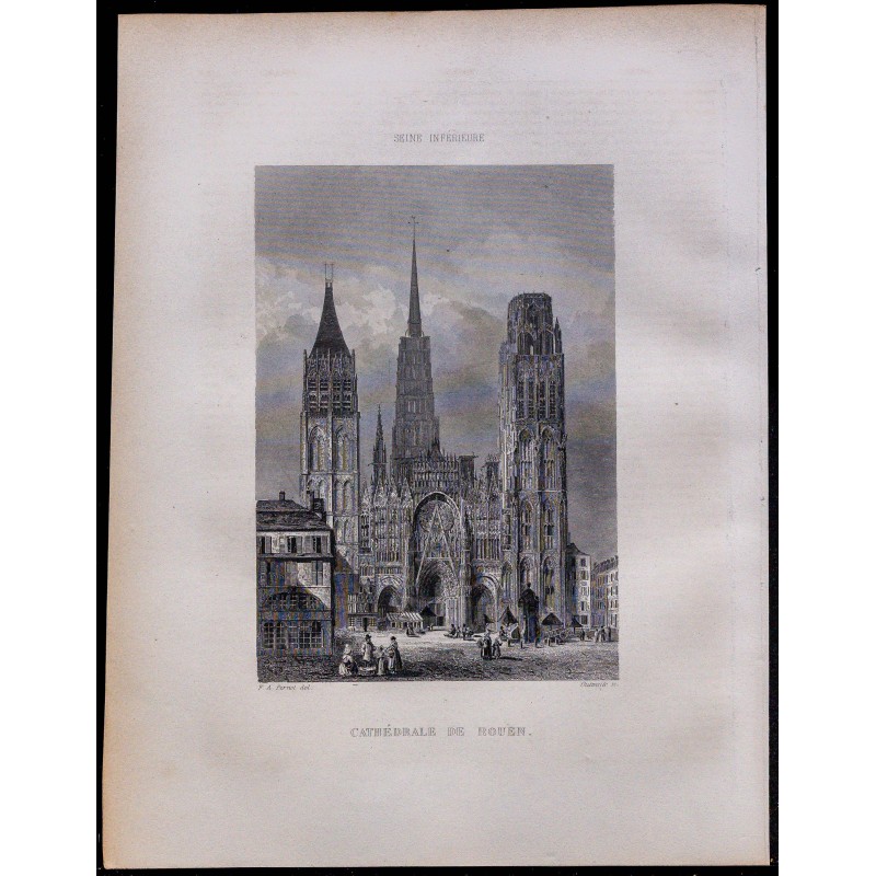 1851 - Cathédrale de Rouen 